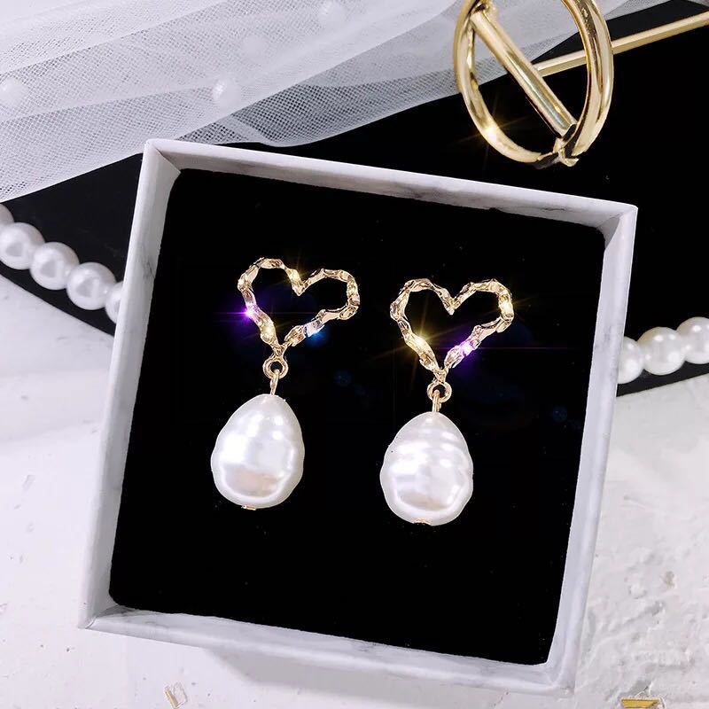 Pearl Versatile Personality Long Tassel Female Earrings