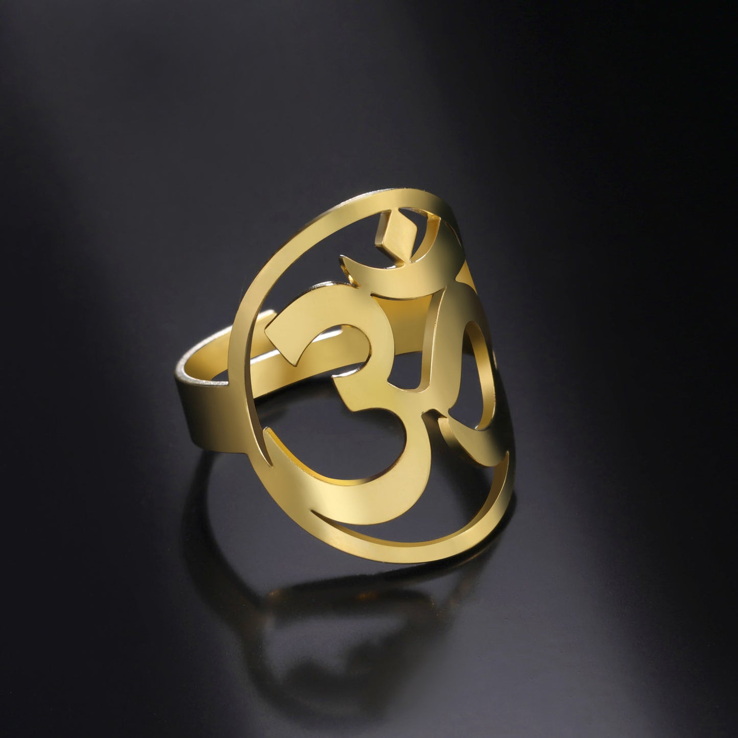 Women's Hip Hop Versatile Jewelry Cut Stainless Rings