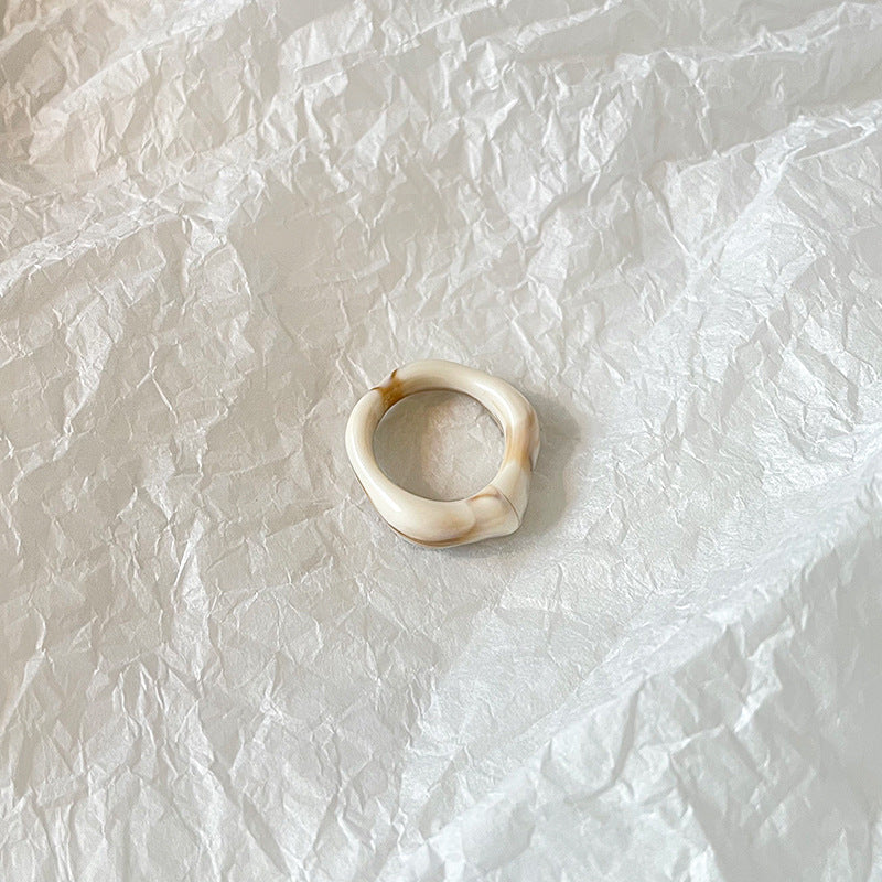 Resin Candy Color Cute Hand Jewelry Rings