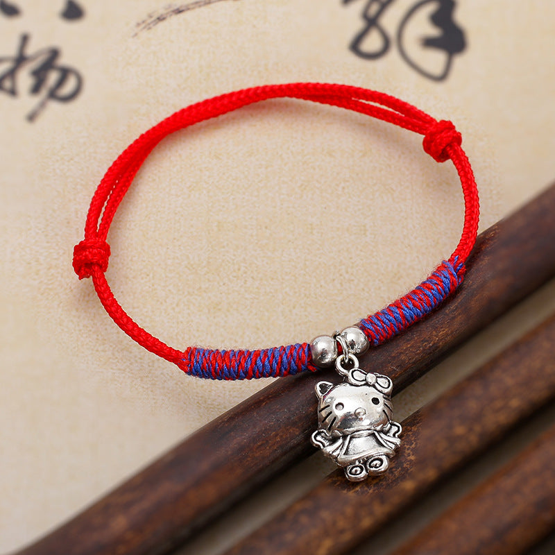 Red Rope Hand-woven Life Good Luck Bracelets