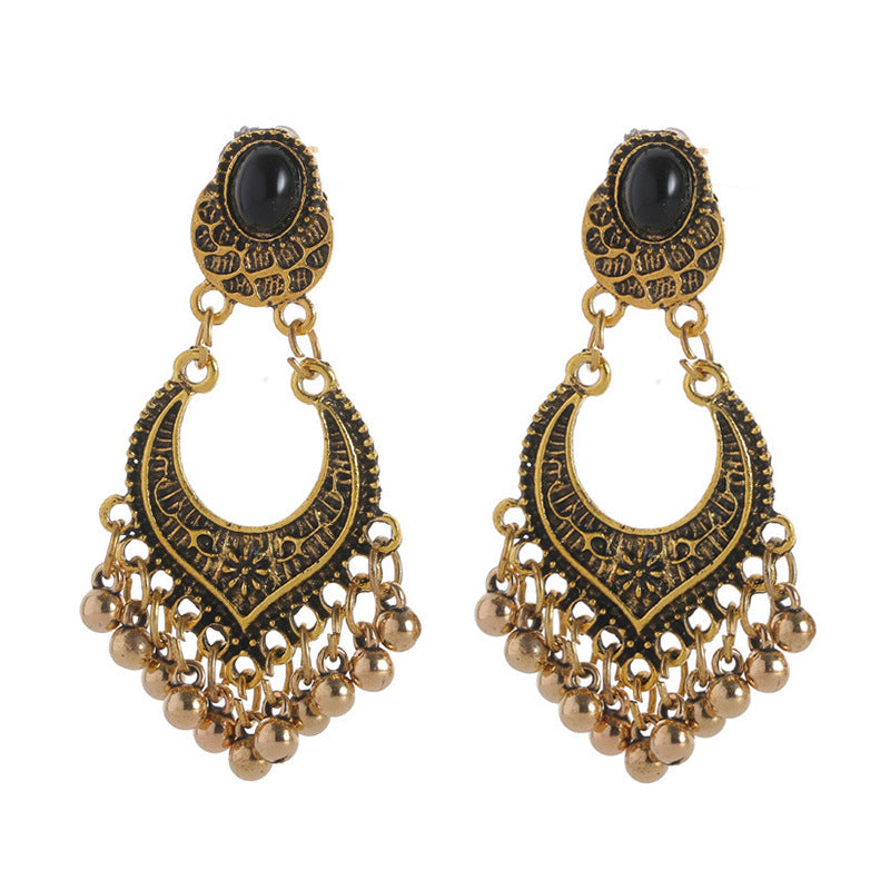 Alloy Fashion Travel Bohemian Ornament Tassel Earrings