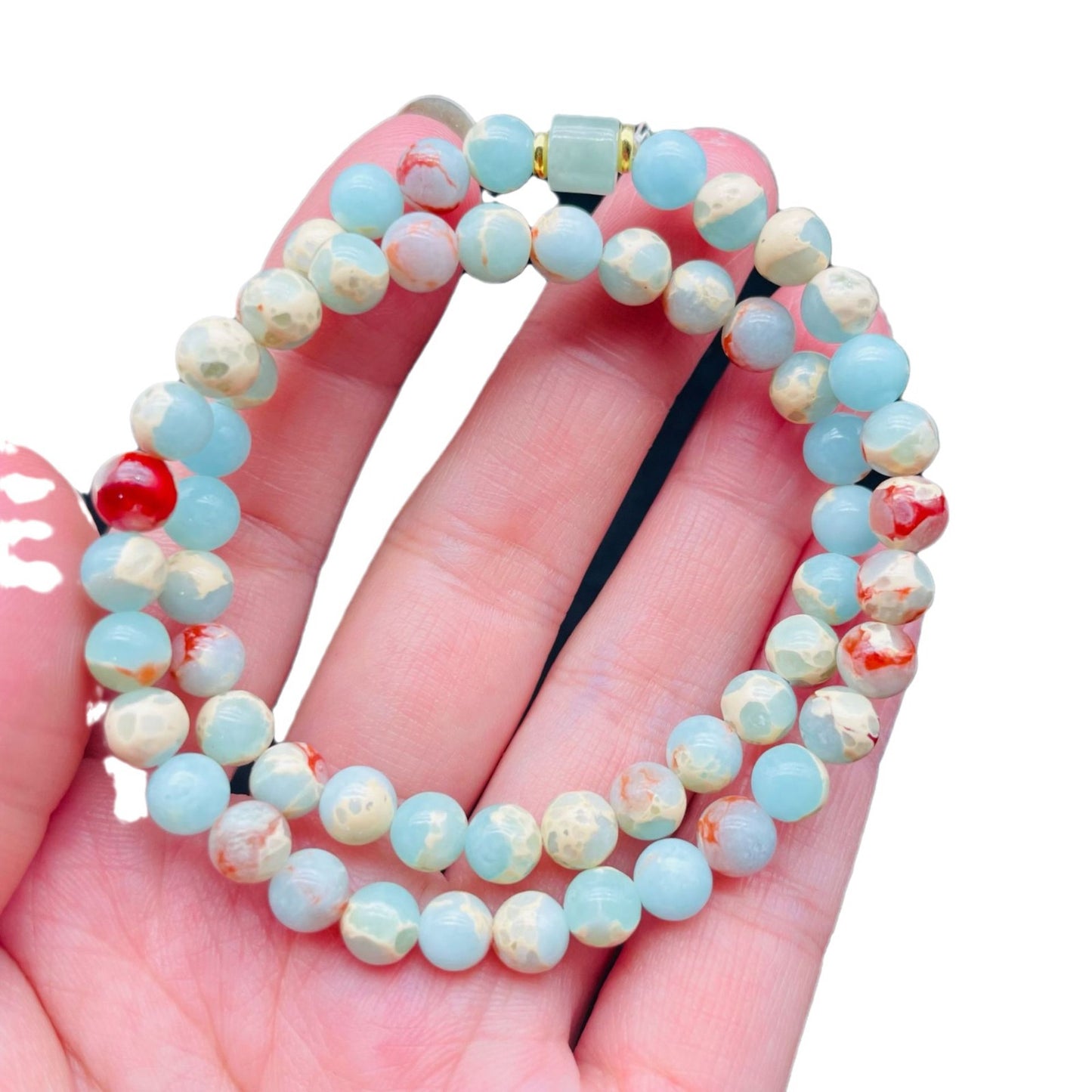 Women's Fresh Beaded High Sense Stone Girlfriend Bracelets