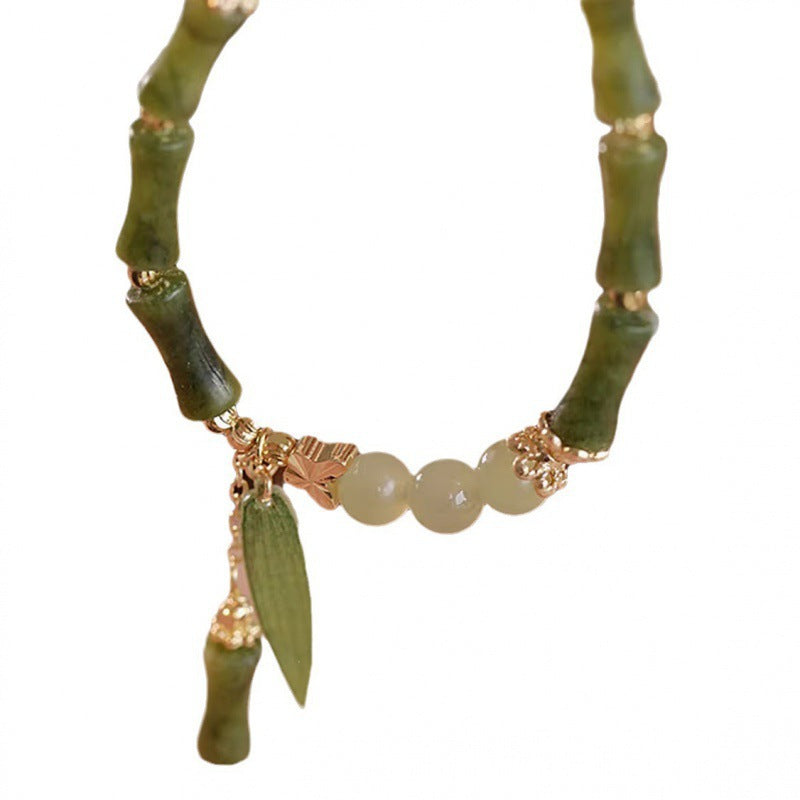 Chinese Style Bamboo Leaf Female Gift Bracelets