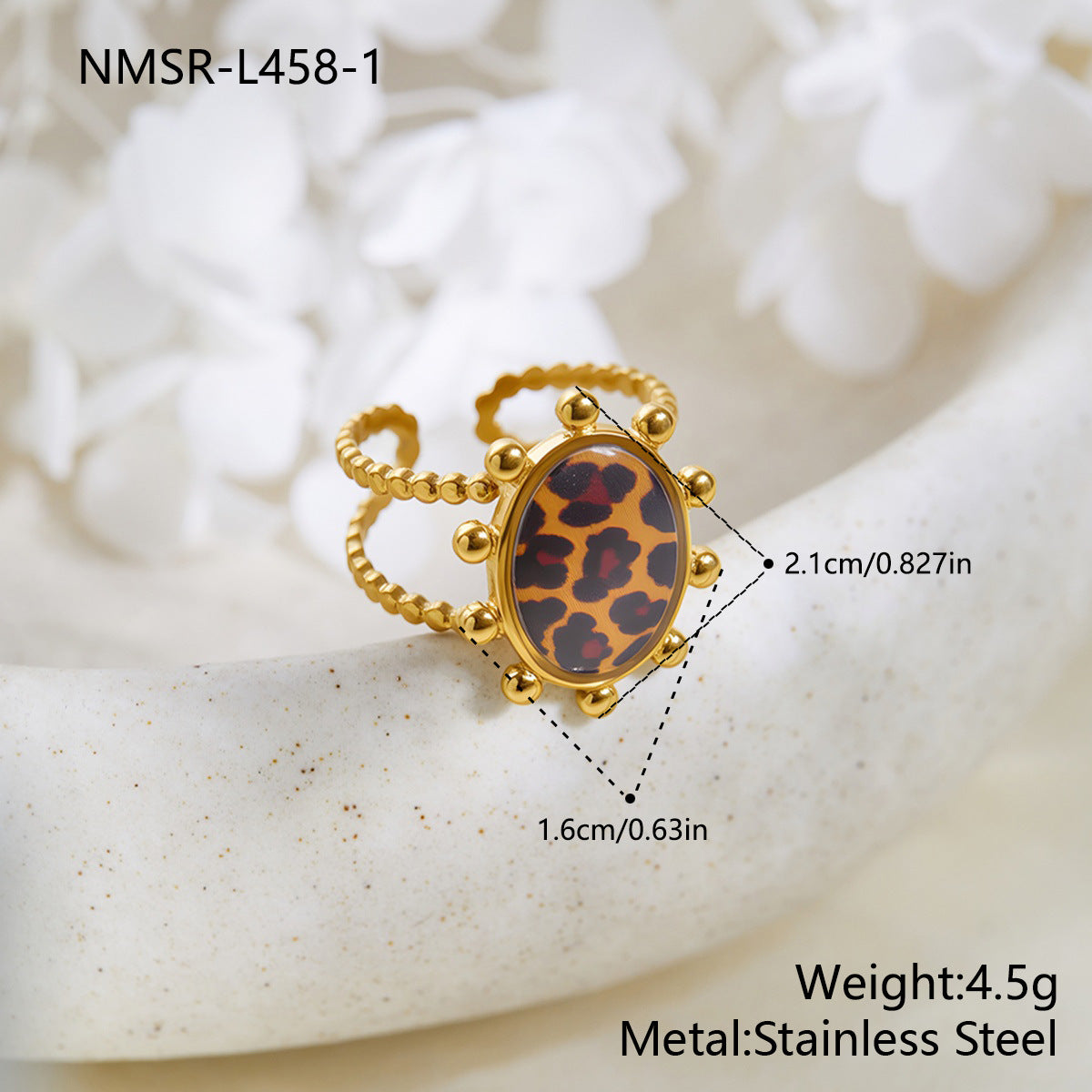 Stainless Steel Style Leopard Print Hot Necklaces