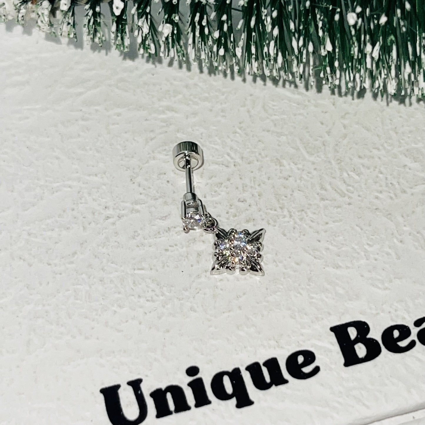 Ear Bone Medical Titanium Steel Screw Stud Earrings
