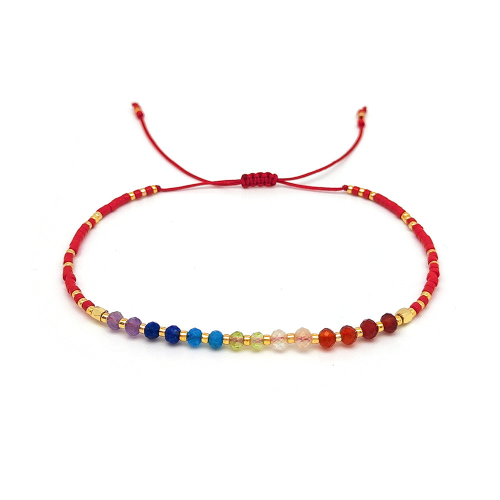 Women's Niche Hand-woven Small Beads Ite String Bracelets