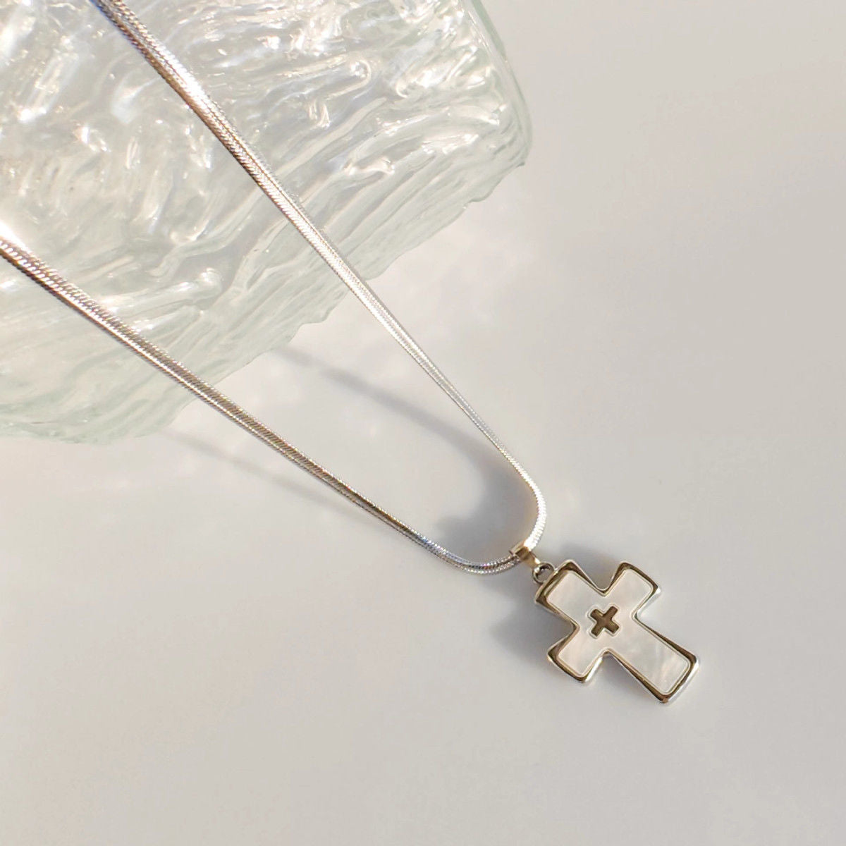 Niche High-grade Light Luxury Clavicle Chain Tide Titanium Steel Twin Necklace