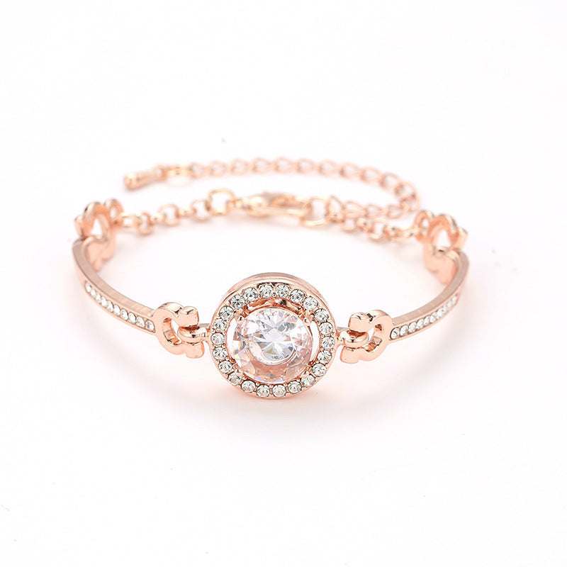 Women's Korean Fashion Gem Simple Temperamental Shining Bracelets