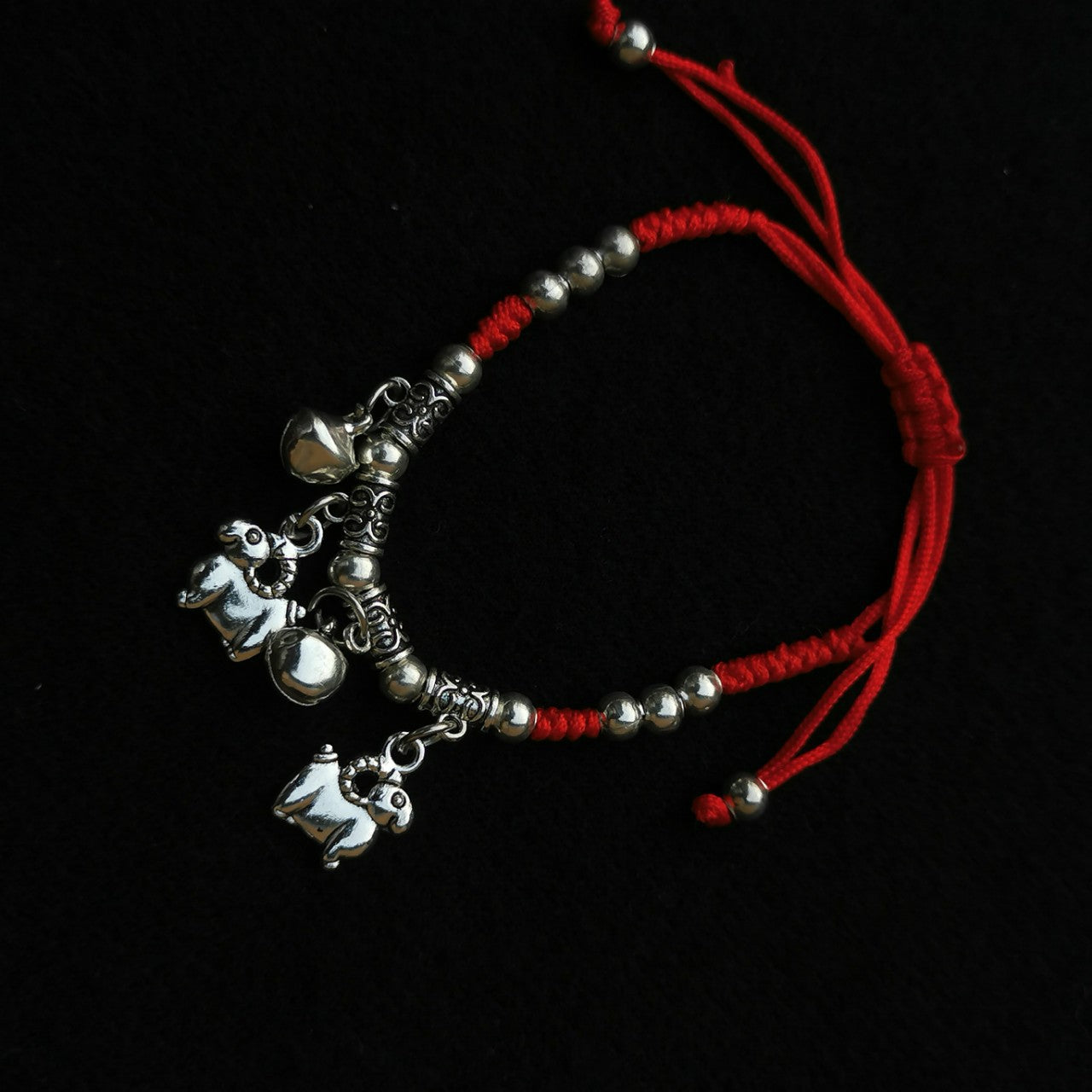 Miao Sier Zodiac Longevity Lock Original Life Bull Bracelets