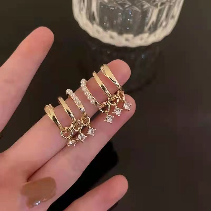 Women's Fashionable Design Elegant Generous High-grade Light Earrings