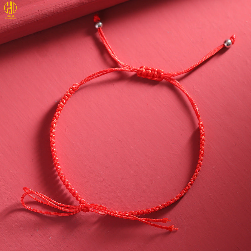 Life Carrying Strap Flat Knot Ethnic Style Hand-woven Bracelets