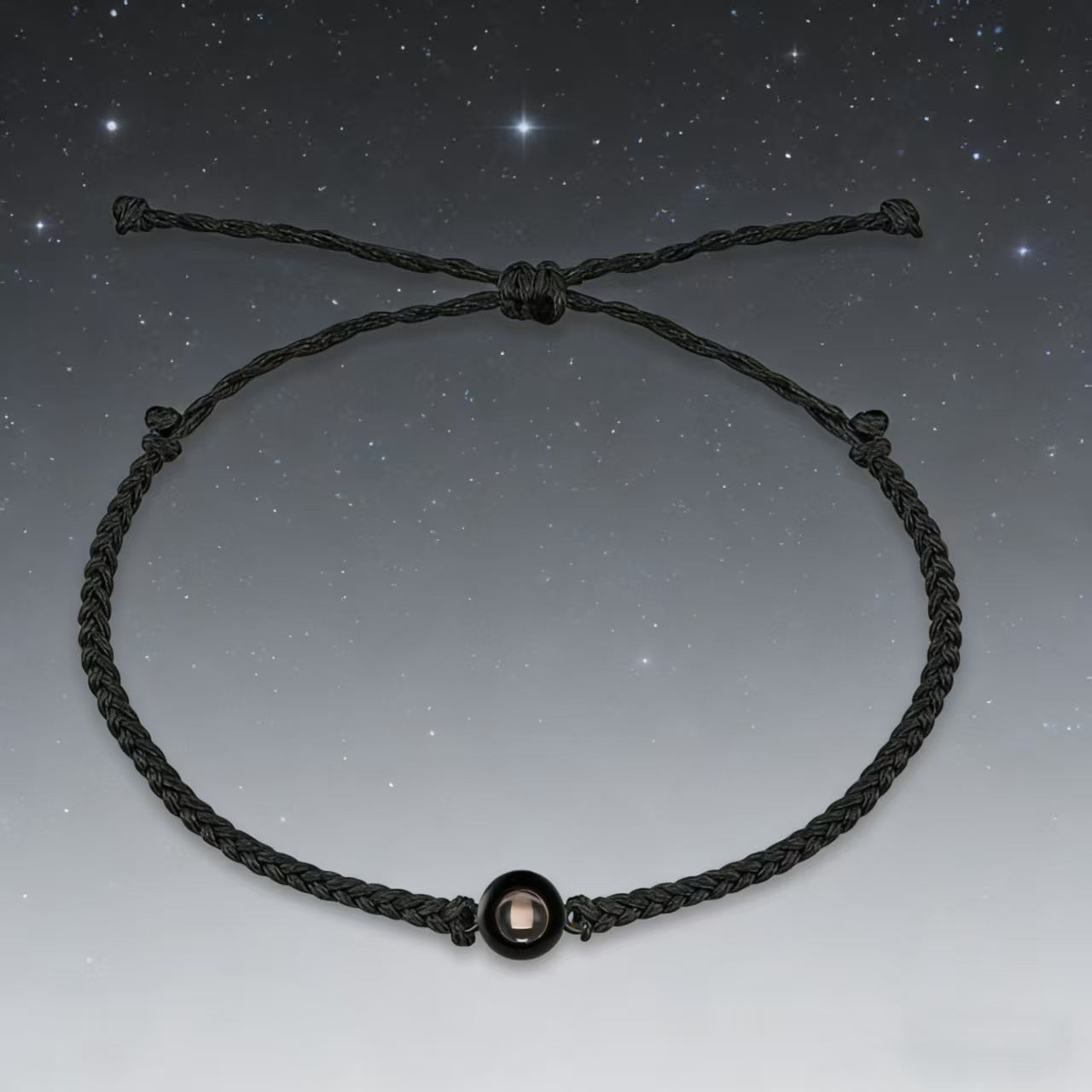 Women's & Men's Simple Titanium Steel Hand-woven Projection Languages Love You Niche Bracelets