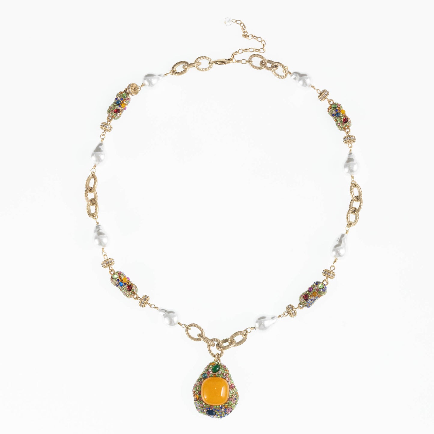 Women's Western Temperament Niche Design Collection Glass Necklaces