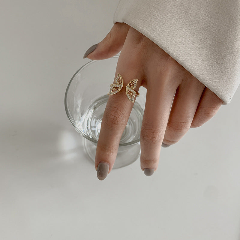 Female Design Cold Style Advanced Trendy Switchable Index Finger Rings