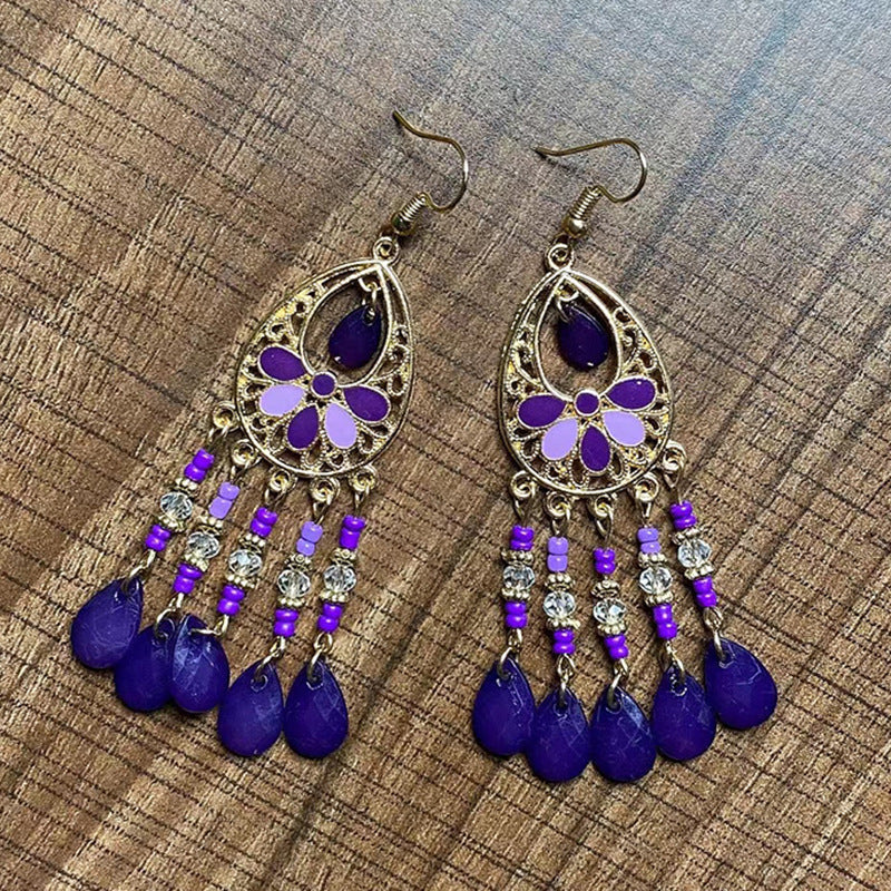 Long Fringe Special Ins Slimming Face Earrings