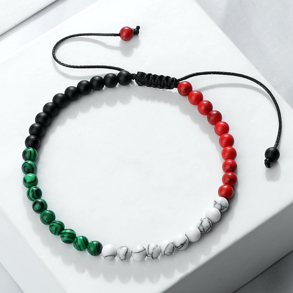 Red Green White Black Christmas Cute Bracelets