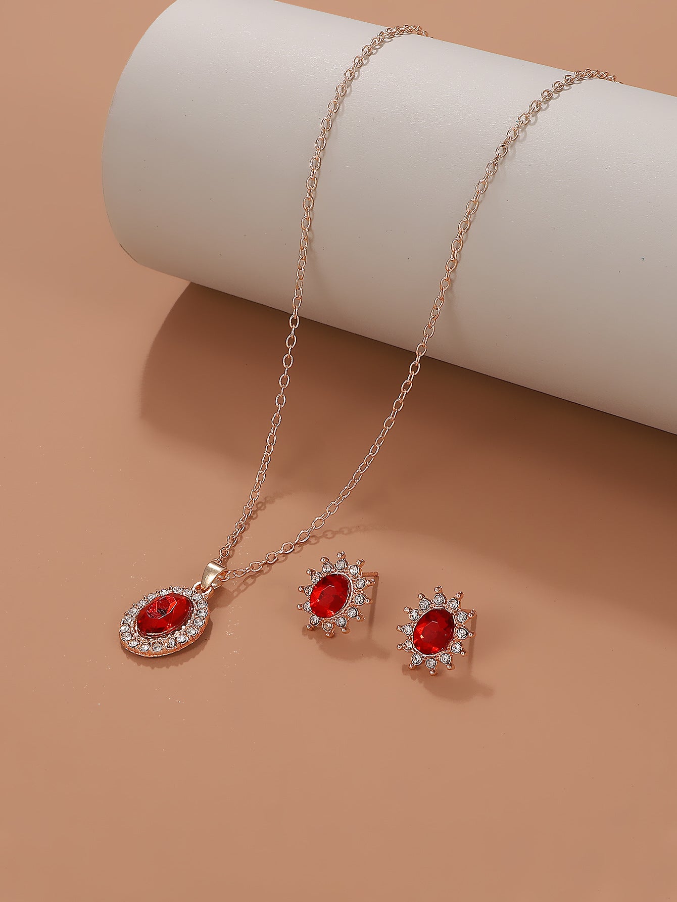 Temperament Water Drop Geometric Ear Personality Jewelry Set