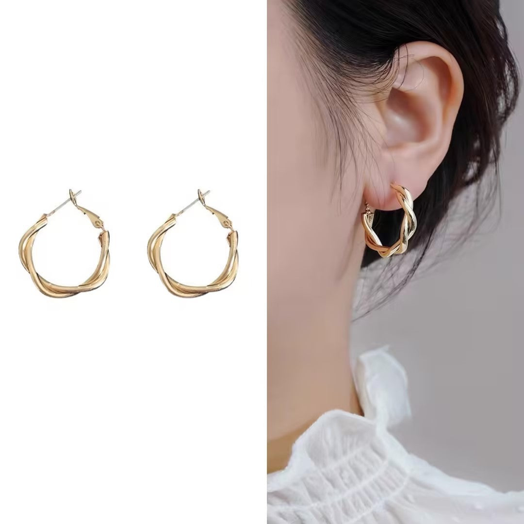 Women's Simple Ear Clip Sterling Sier High-grade Earrings