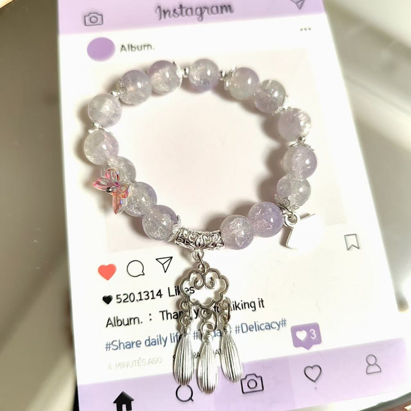 Moon Glazed Female Design Simple High Sense Versatile Bracelet