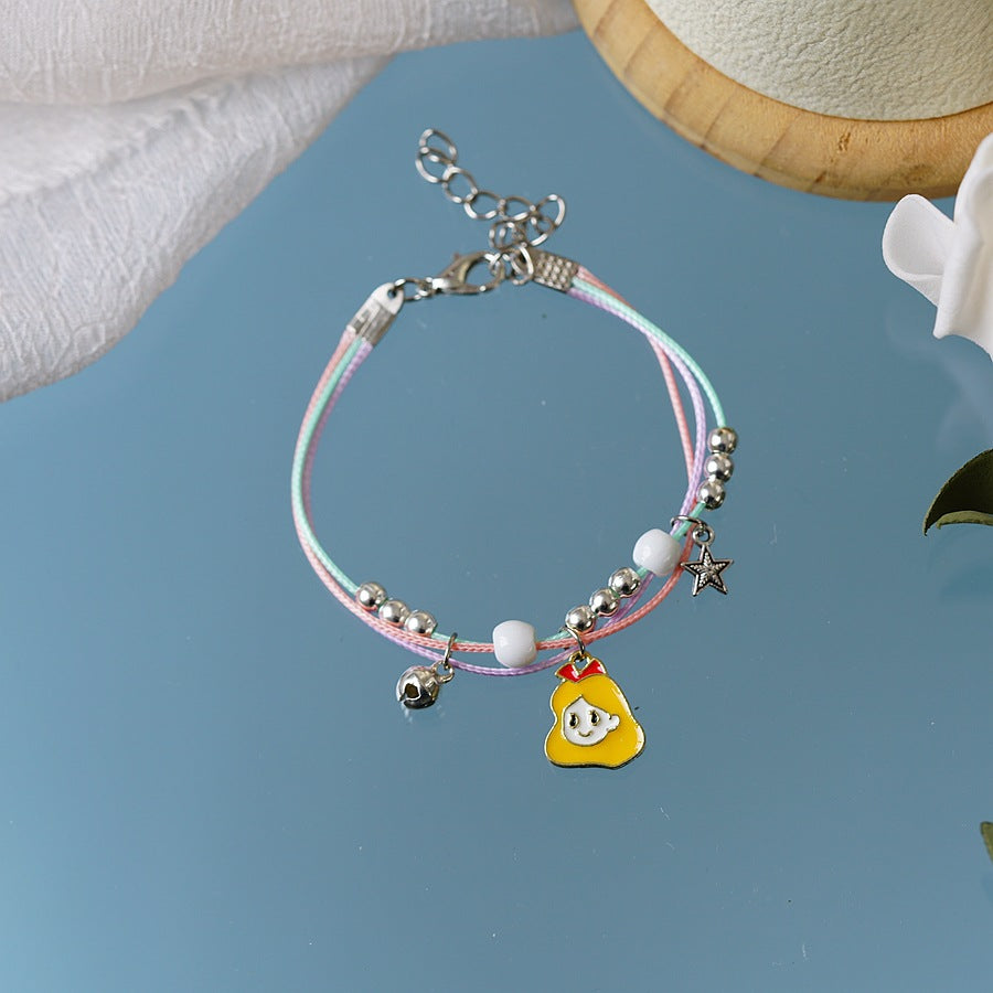 Personality Carrying Strap Unicorn Drop Oil Bracelets