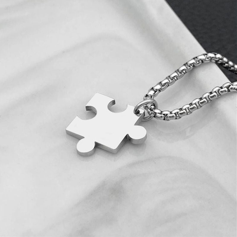 Fashion Trendy Couple Inscribed Pairs Of Necklaces