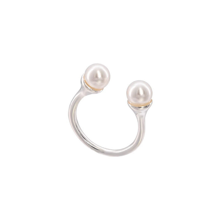 Design Chain Open-end Pearl Female Simple Rings