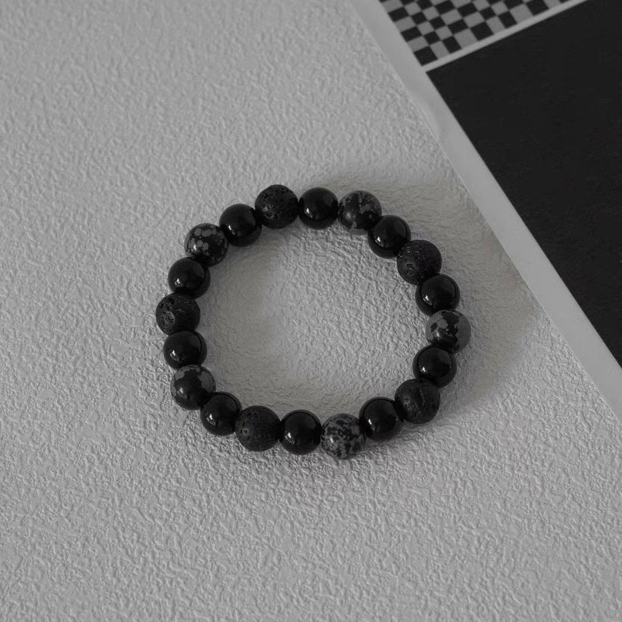 Women's & Men's Unisex Style Stitching Beaded Hip Hop Light Bracelets