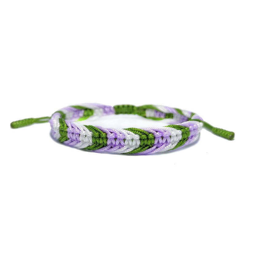 Hand Woven Rope Flag Color Matching Bracelets