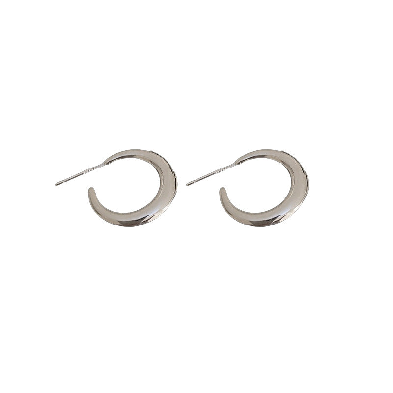 Women's Needle Shaped Metal Eardrop Design Fashion Earrings