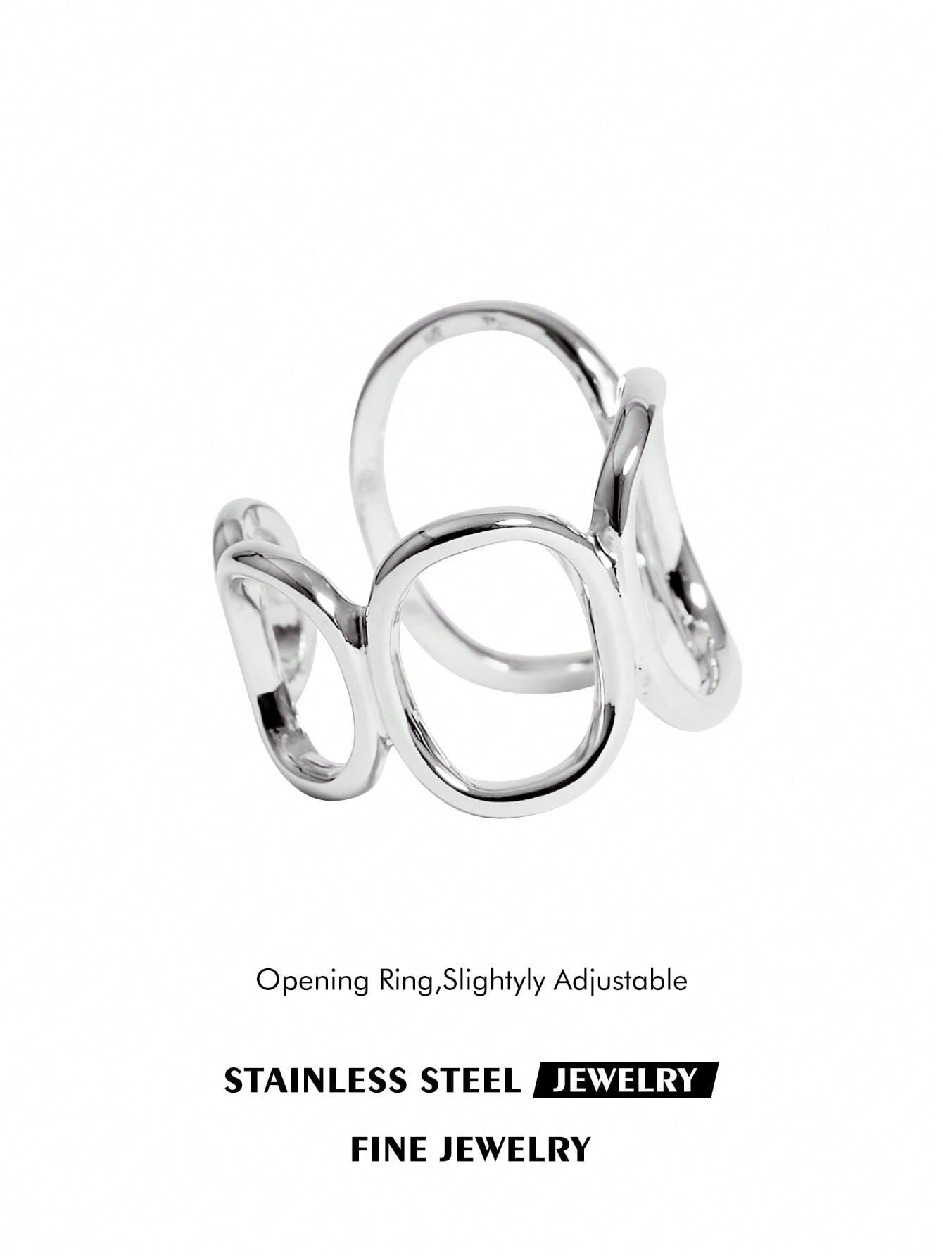 Simple Retro Aloofness Style Advanced Light Luxury Minority Design Fashion Rings