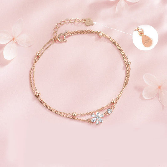 Cherry Blossom Female Design Light Luxury Exquisite Bracelets