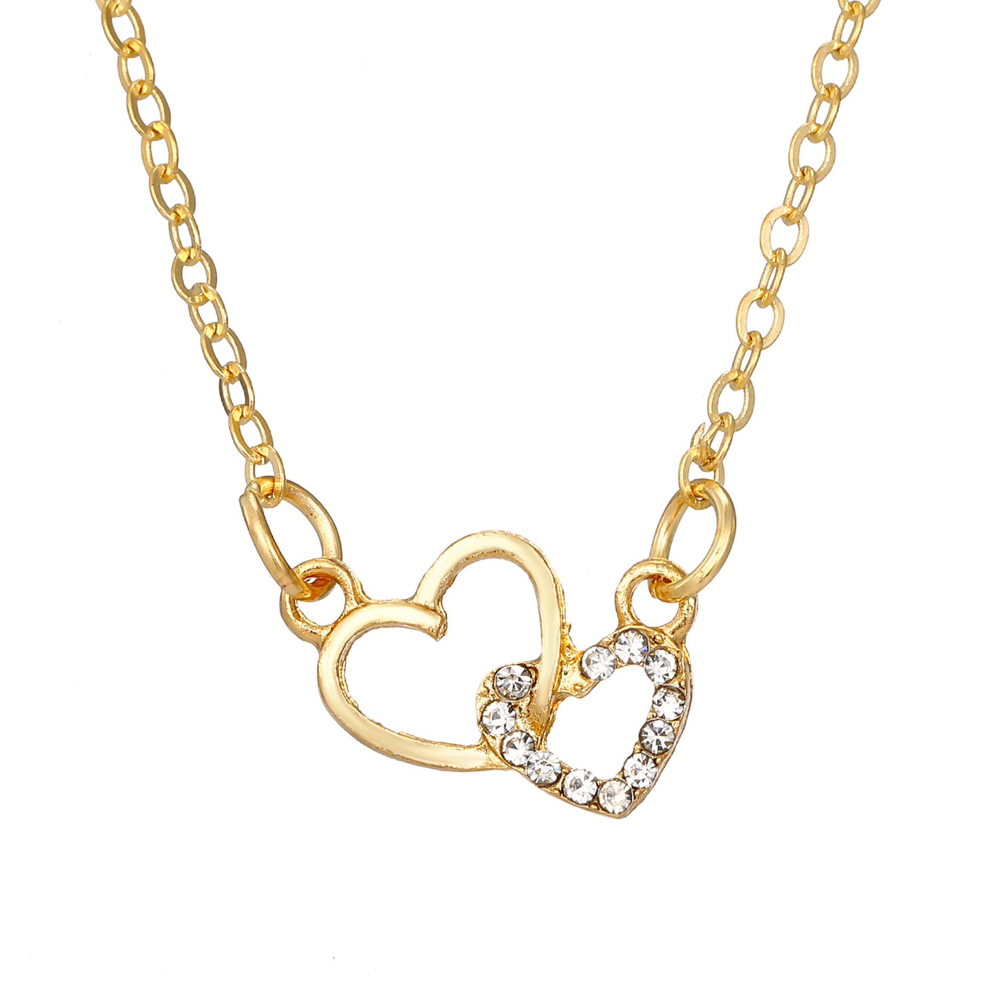 Heart Cross Female Light Luxury Minority Necklaces