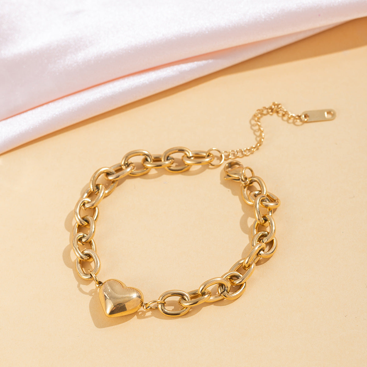 Fashion Personality Versatile Chain Infinite Heart Bracelets