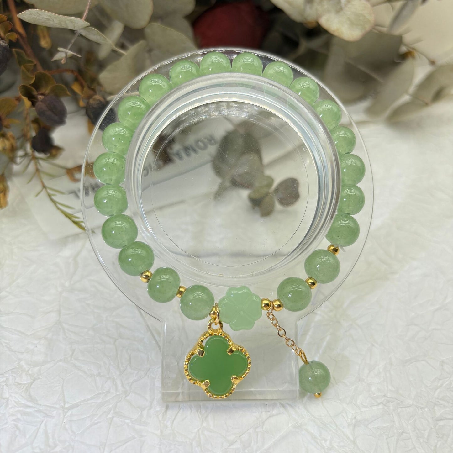 Women's Jade Hare Blessing Card Design Good-looking Girlfriends Antique Gift Bracelet
