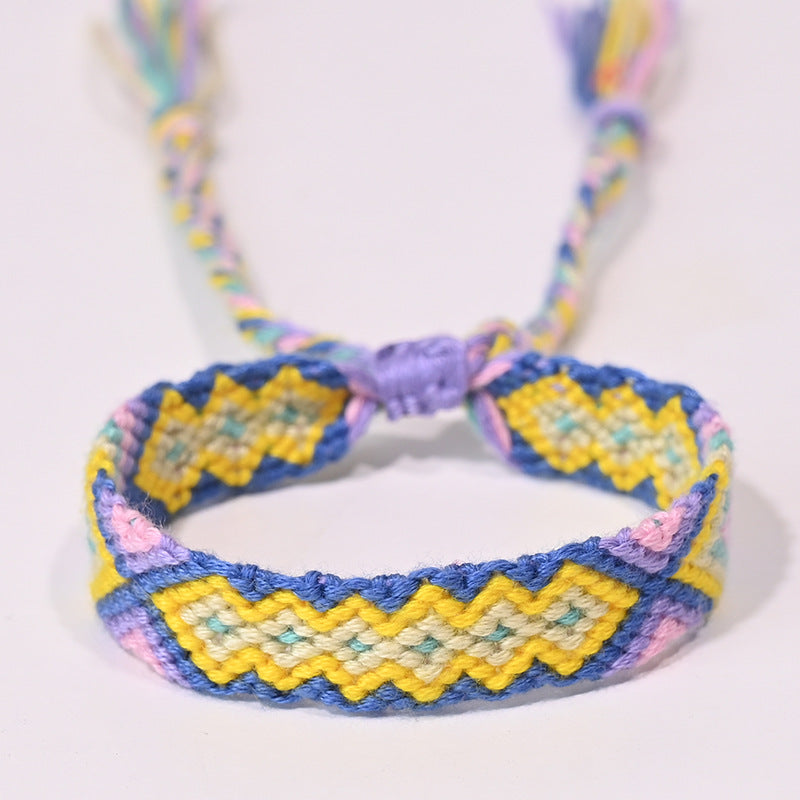 Stepped Into Nepal Ethnic Style Hand-knitted Bracelets
