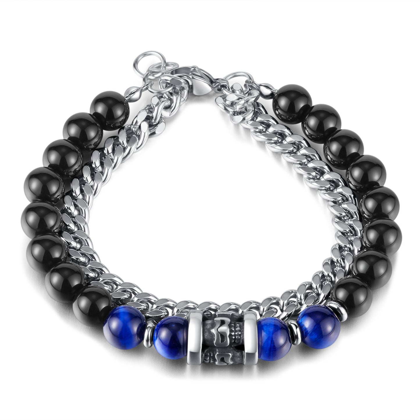 Men's Trend Stainless Steel Accessories Hip Hop Bracelets