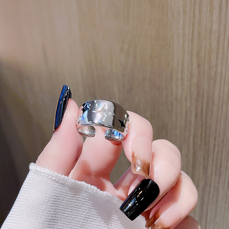 Butterfly Fairy Rhinestone Open Flash High-grade Light Rings