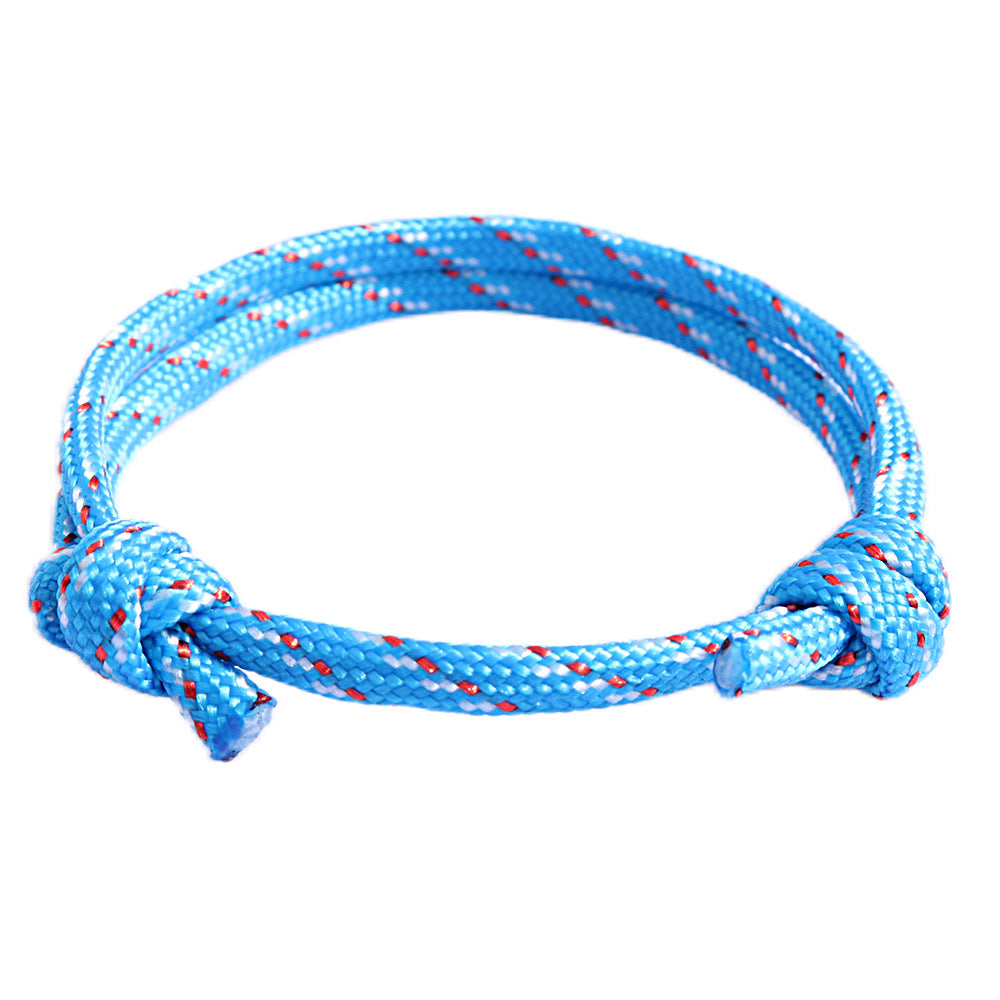 Men's Nautical Nylon Adjustable Handmade Braided Rope Bracelets