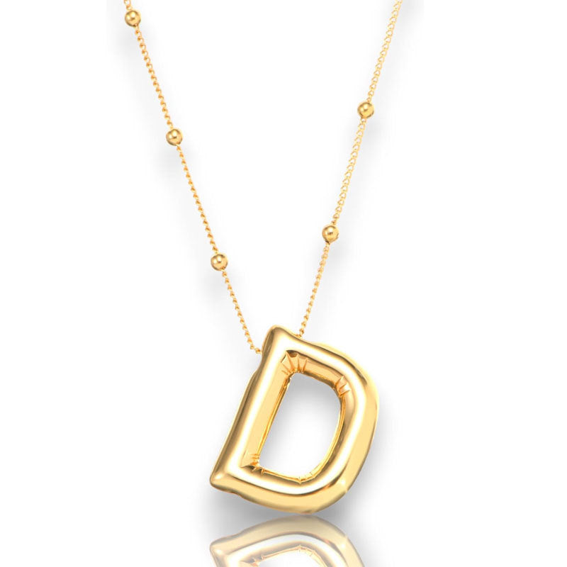 Glossy Letter Copper Popular Accessory Exquisite Necklaces