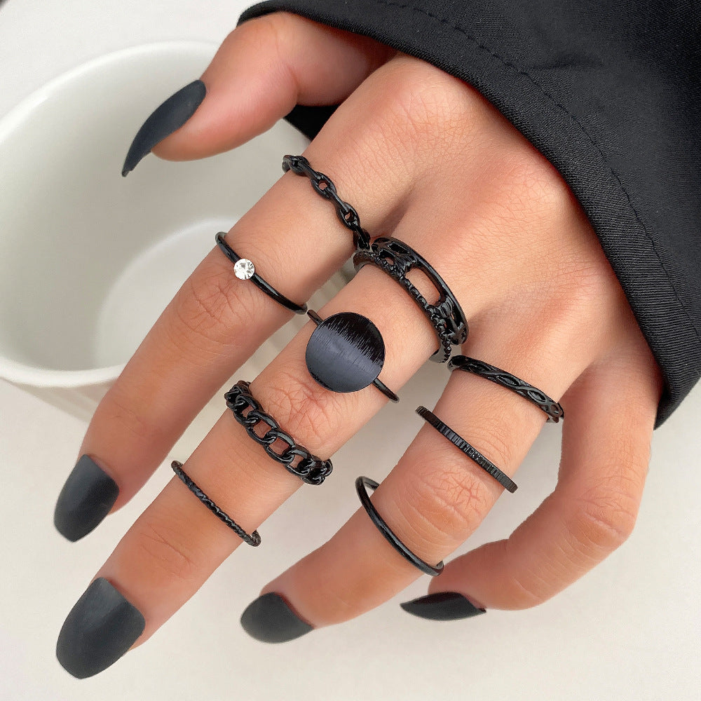 Joint Round Aircraft Twist With Diamond Suit Rings