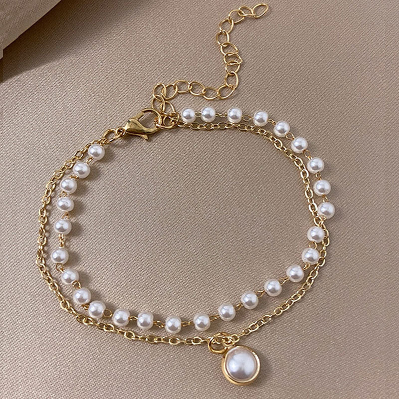 Women's Imitation Pearl Chain Simple Fashion Artificial Bracelets