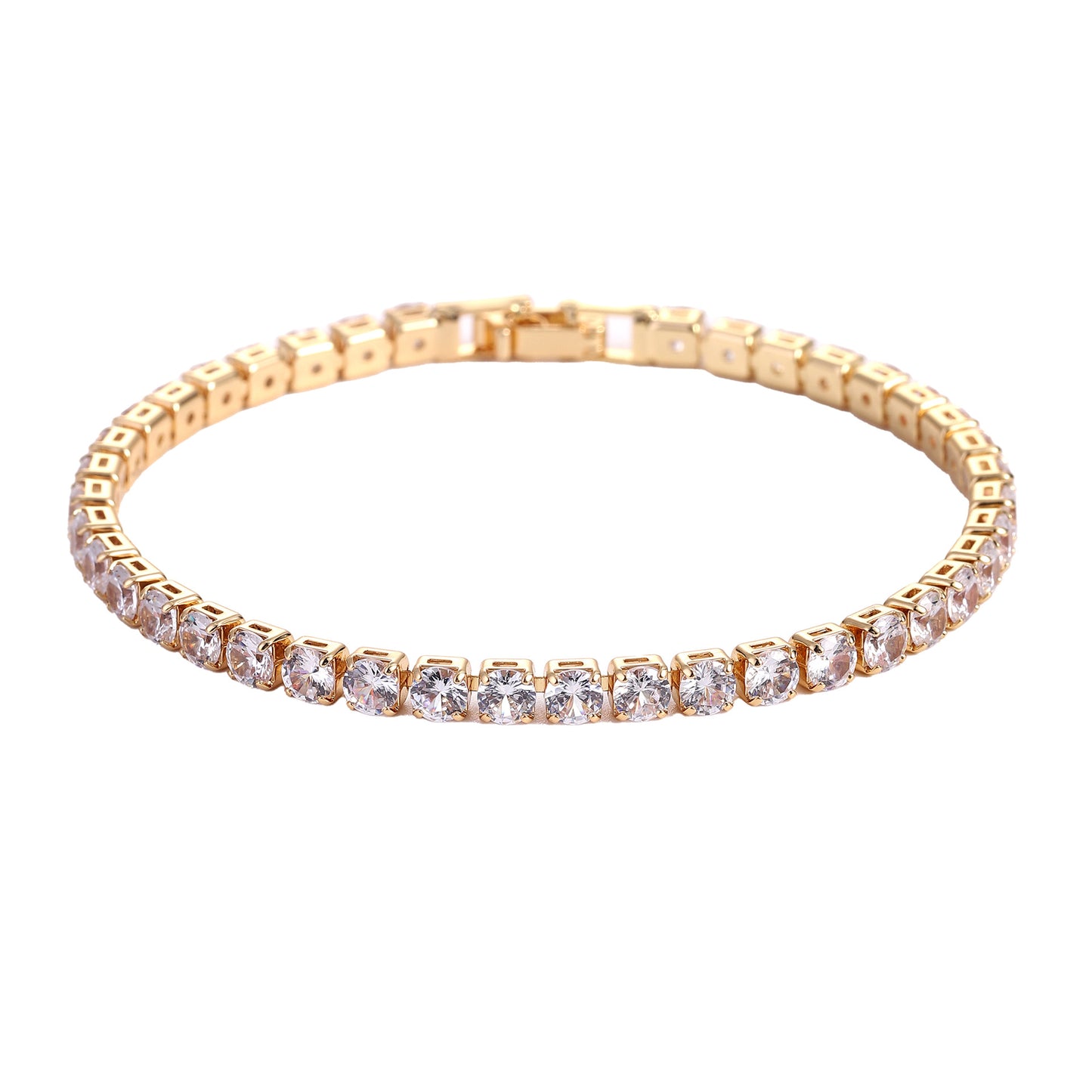 Women's & Men's Hip Hop Zircon Simple Fashion Tennis Bracelets