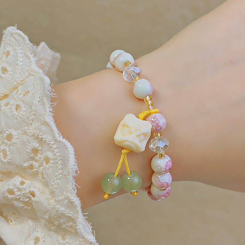 Beaded Glass Sweet Outdoor Hand Jewelry Bracelets