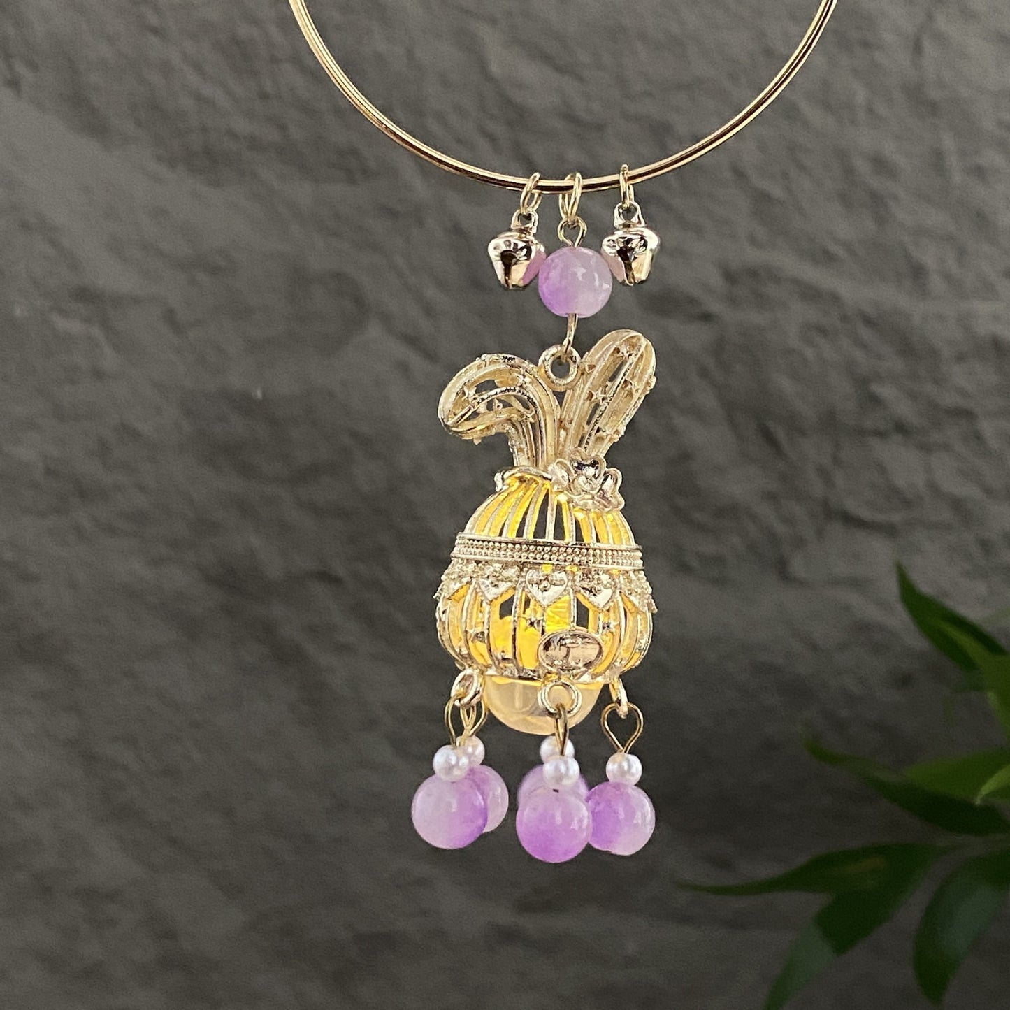 Lantern Luminous Palace Style With Light Antique Daily Han Bracelet
