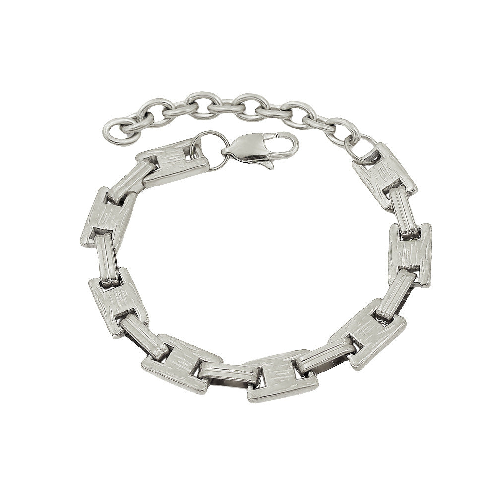 Trendy Stainless Gold Handmade Chain Waterproof Jewelry Set