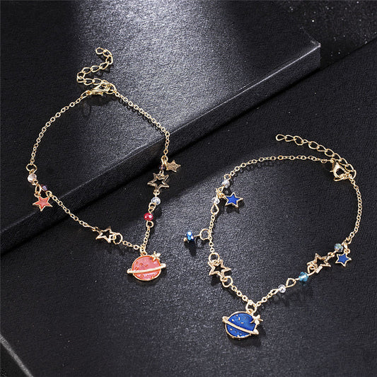 Fashion Simple Dream Planet Pentagram Sweet Cute Bracelets