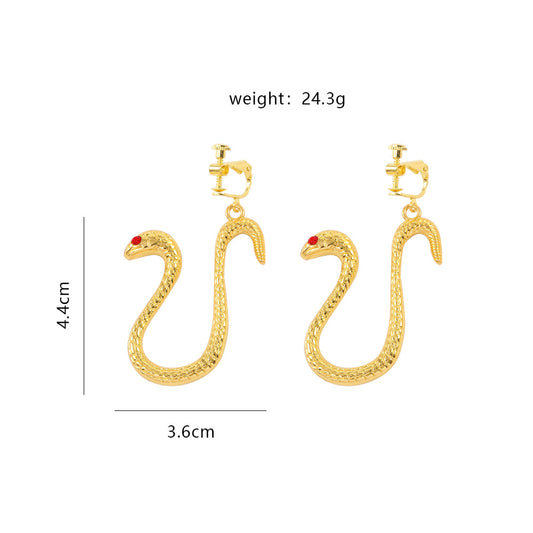 Peripheral Snake Zinc Alloy Fashion Personality Snake-shaped Rings