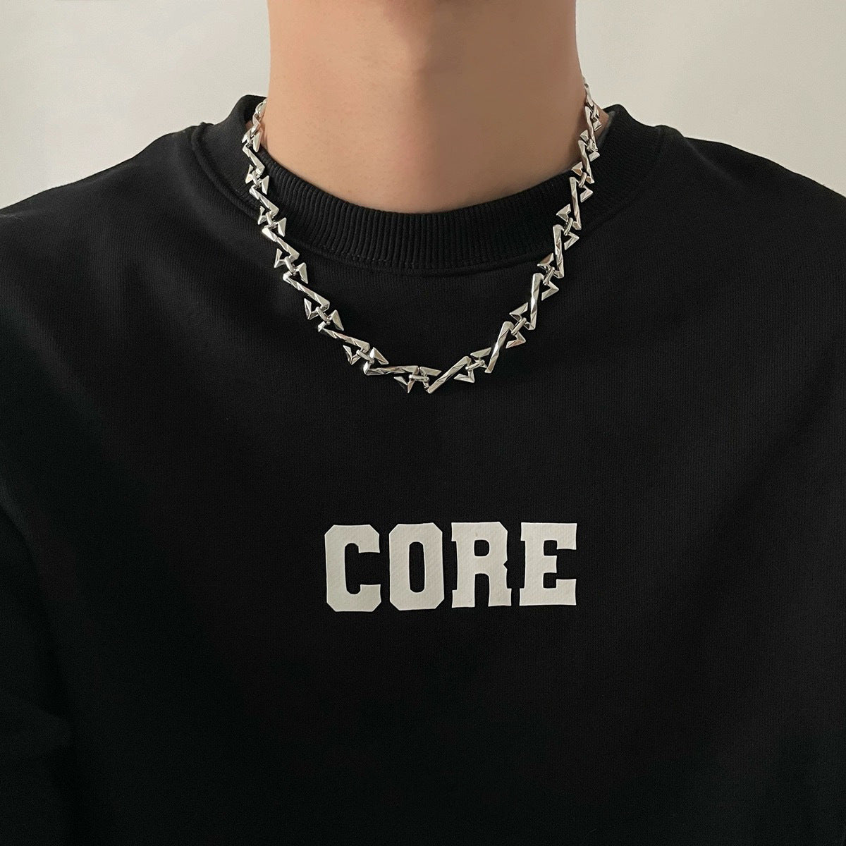 Men's Fading Light Luxury Hip Hop Punk Cuban Link Chain Necklaces