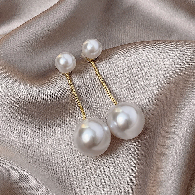 Pearl For Light Luxury Temperament High-grade Earrings