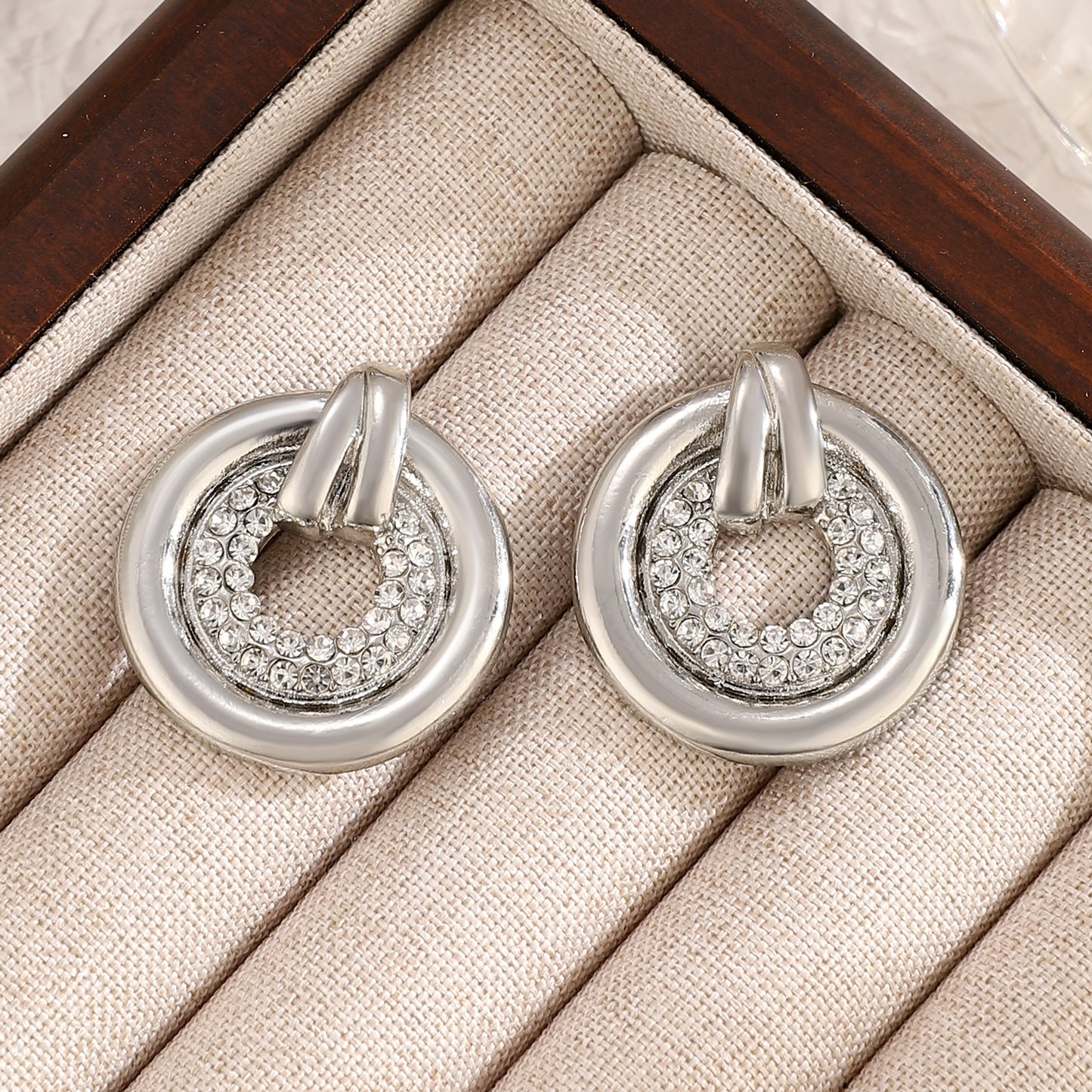 Trendy Cold Scenery Surface Metal High-grade Rings